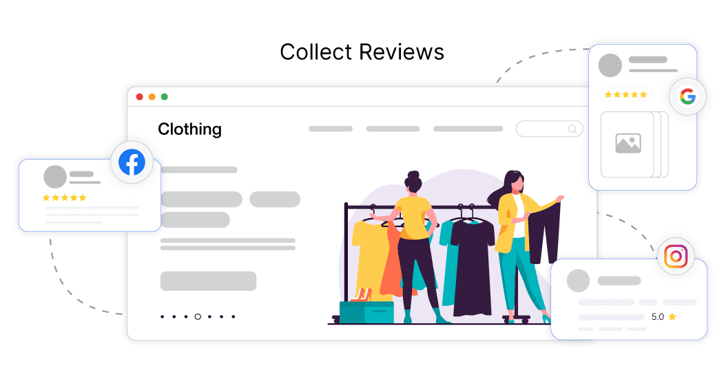 Collect reviews easily from customers